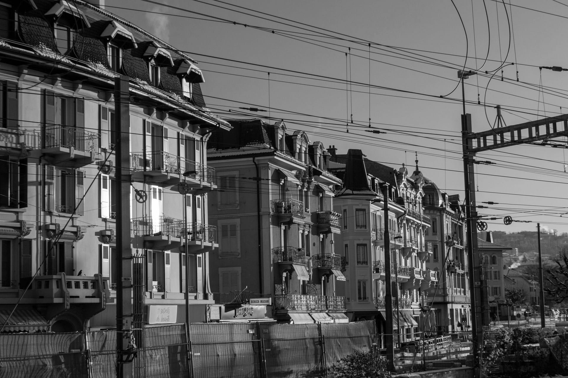 Ville de Renens vue depuis la garre